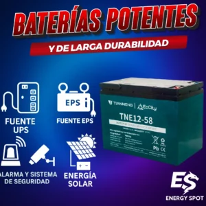 🔋Batería 12V 58Ah – Para vehículos y sistemas eléctricos - Image 1